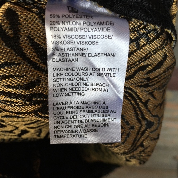 Lord & Taylor kelly ankle metallic print trouser - Picture 8 of 8